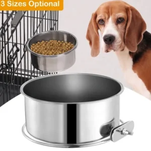 Stainless Steel Hanging Dog Food Bowl