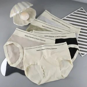 Women's Cotton Letter Underwear