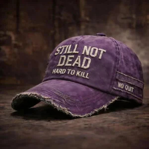 Digital Printed Washed Baseball Cap Adjustable Sun Hat