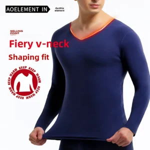 Mens Fleece Lined Thermal Underwear Set