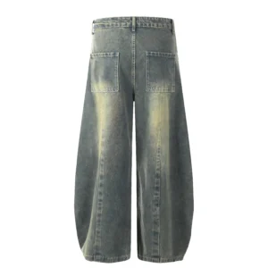 Men’s Casual Cotton Trousers Loose Fit Solid Color Long Pants