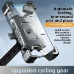 Anti-Shock Bicycle and Motorcycle Phone Holder