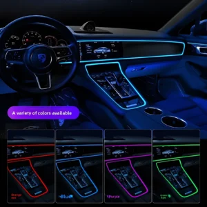 USB Car Interior LED Atmosphere Lighting Strips