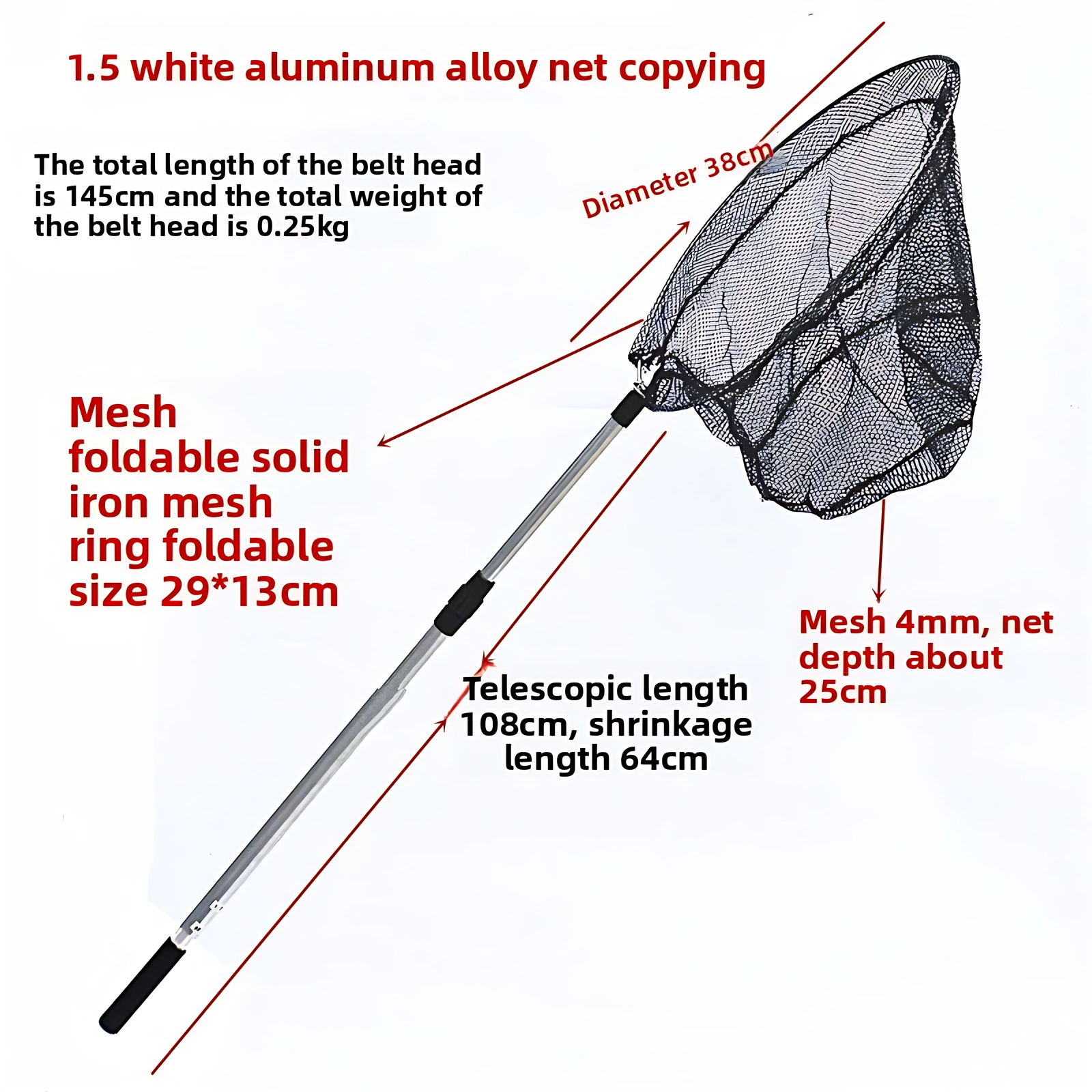 Aluminum Alloy Folding Three Section