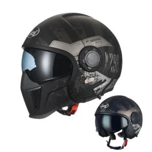 Cyril Retro Cruiser Motorcycle Helmet