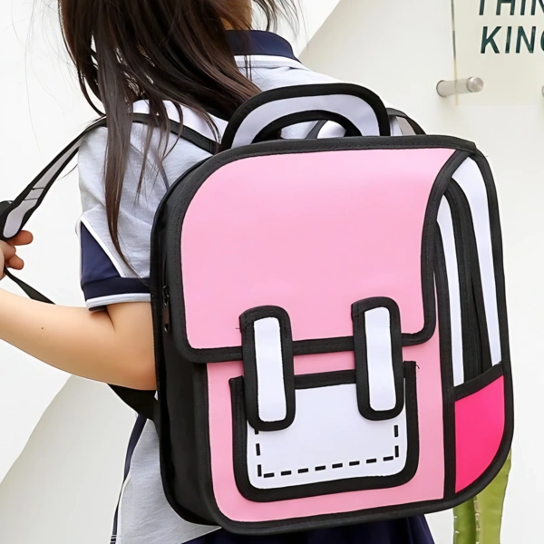 Anime 3D Multifunctional Children School Backpack