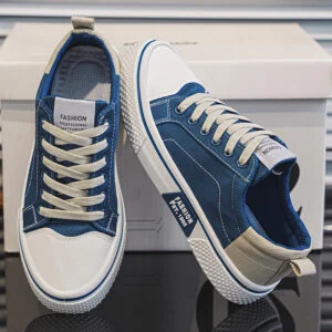 Men's Breathable Canvas Skate Shoes