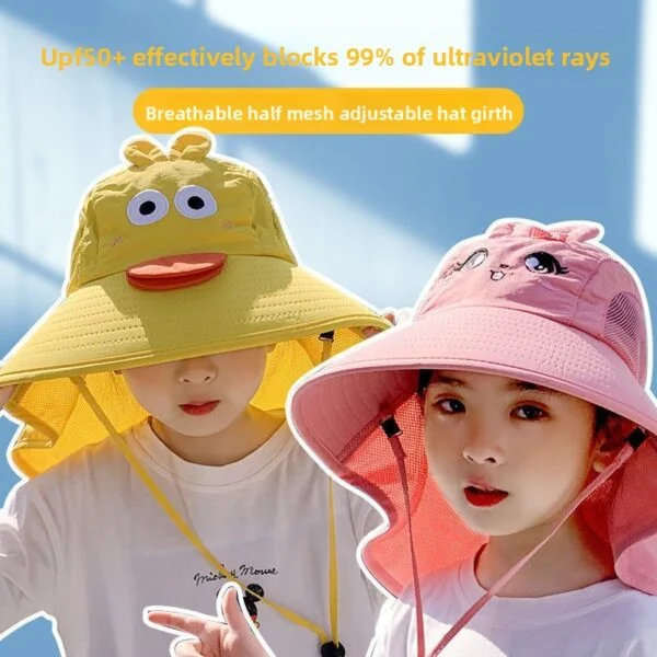 Kids UV Protection Fisherman Hat