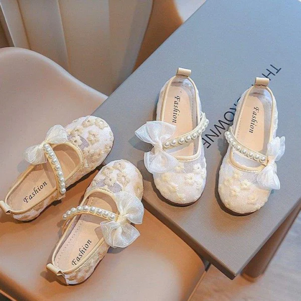 Girls Pearl Sandals Dance Shoes