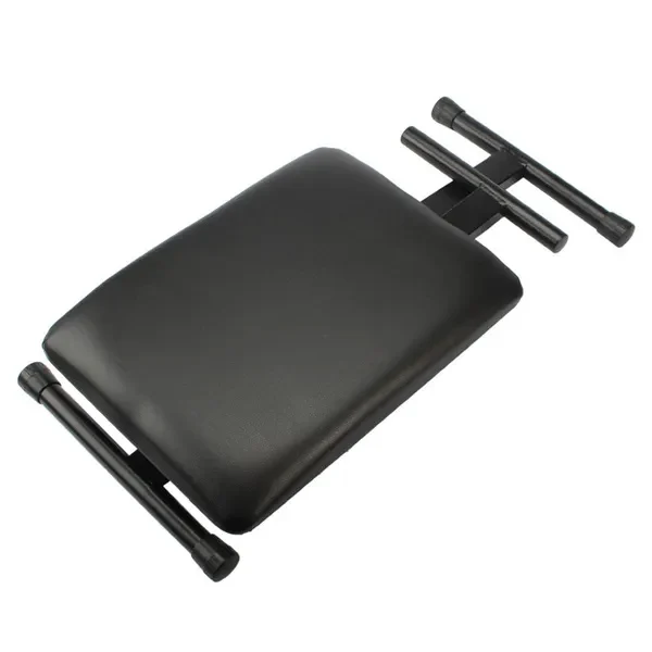Adjustable Folding Piano Bench Stool Seat Black