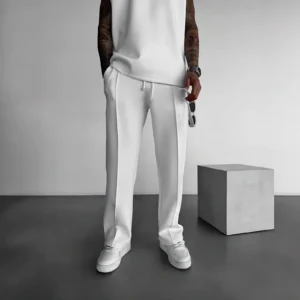 Men's Straight-Leg Casual Trousers