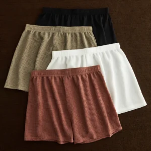 Men's Ice Silk Boxer Briefs Summer Loose Breathable Un