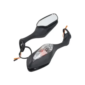 Motorcycle Rear View Mirror with LED Turn Signal