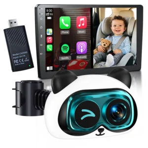 Car Baby Monitor with Night Vision and CarPlay