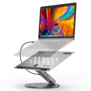 360-Degree Rotating Laptop and Tablet Stand