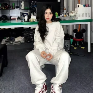 Women's Casual Sweatshirt and Pants Set