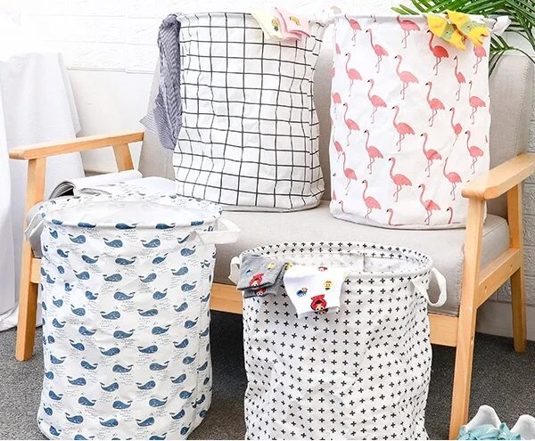 Household cloth dirty clothes basket
