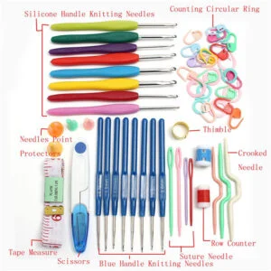 Crochet Tool Set with Storage Bag