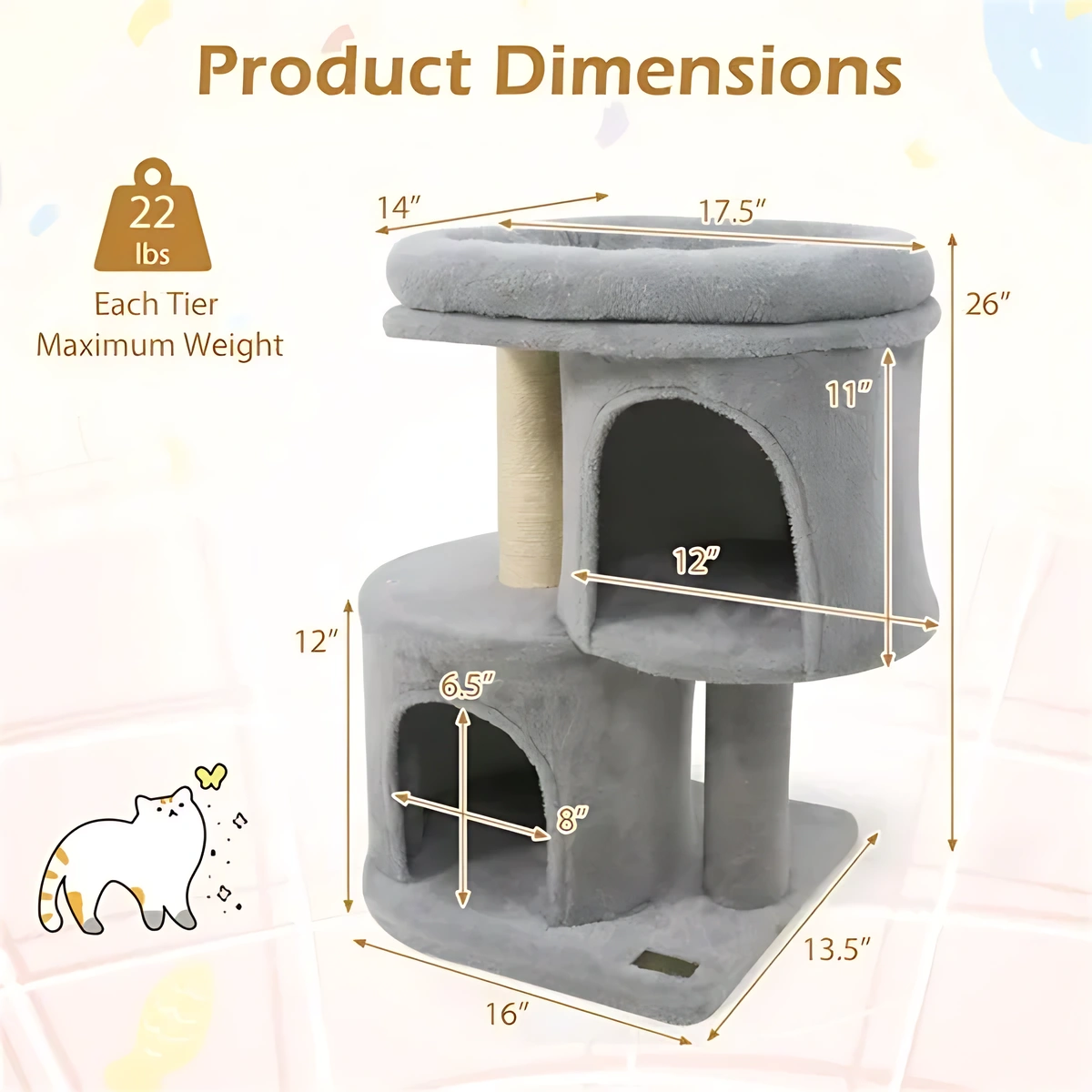 Compact Cat Tree Condos Amp Sisal
