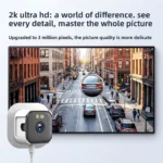 2K Indoor Smart Security Camera with Two-Way Audio