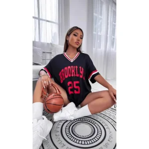 Women’s Digital Print Basketball Tops