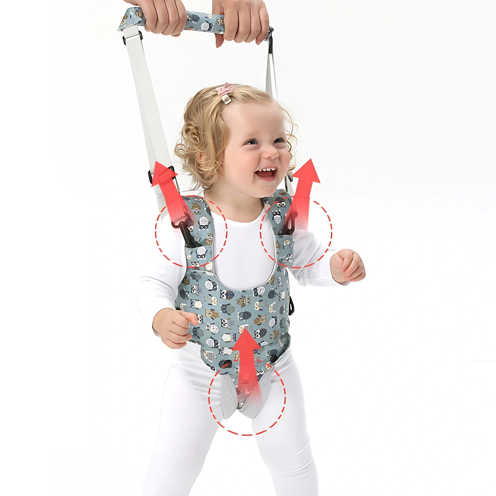 Adjustable Baby Walking Harness with Safety Strap