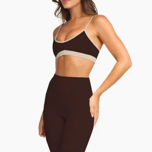 Yoga Sports Bra and Flared Pants Set