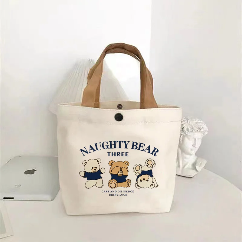 Three Bears Canvas Bag