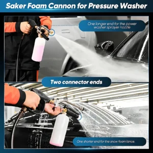 High Pressure Car Wash Water Gun with Foam Nozzle