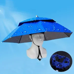 Foldable Double-Layer Umbrella Hat
