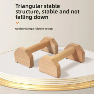 Wooden Push-up Bracket Solid Wood Fitness Equipment