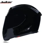 Full-Face Motorcycle Helmet with Dual Lens and Anti-Fog