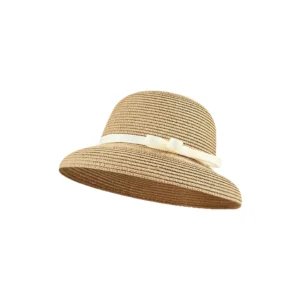 Summer seaside beach vacation British-style straw hat