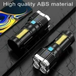 POWERFUL Tactical Quad-Core Super Bright Torch LED Flashligh