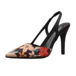 Women's Printed High-Heel Shoes
