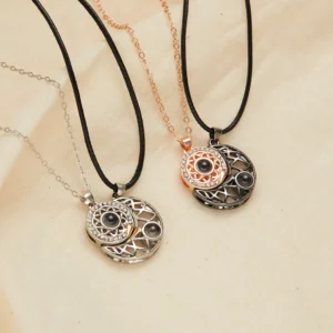 Magnetic Attraction Couple Necklace