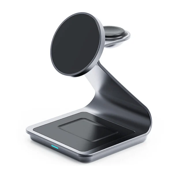 Triple Wireless Charger for Apple Devices with Car Mount
