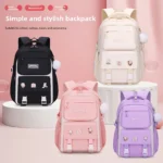 Lightweight Large-Capacity Girls School Backpack