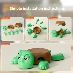Turtle coasters for pressing toys