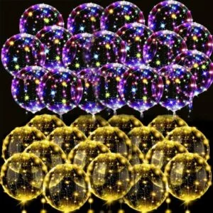 Light Up Led Balloons String Lights