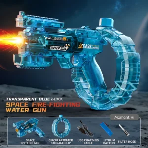Electric Water Gun Toy with Flashing Lights