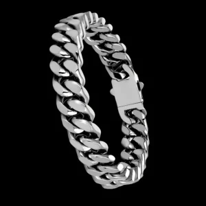 Men’s Titanium Steel Geometric Jewelry Buckle Bracelet