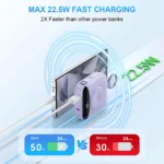 Wireless Watch Power Bank with Fast Charging Cable