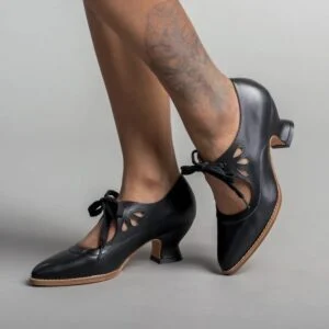 Women's Cutout Lace-Up High-Heel Shoes