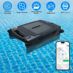 Solar Powered Robotic Pool Skimmer Automatic Swimming Pool S