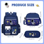 Boys Astronaut Ergonomic School Backpack