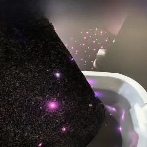 Car Luminous Foot Mat LED Ambient Light USB Starry Sky Carpet Interior Decoration Voice Control