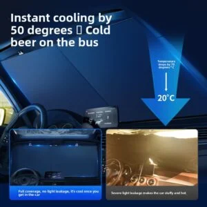 Automatic Retractable Car Sunshade