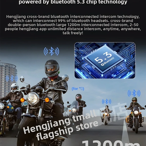 Motorcycle Helmet Bluetooth Headset
