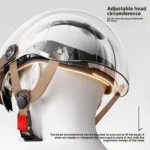 Retro Electric Motorcycle Helmet